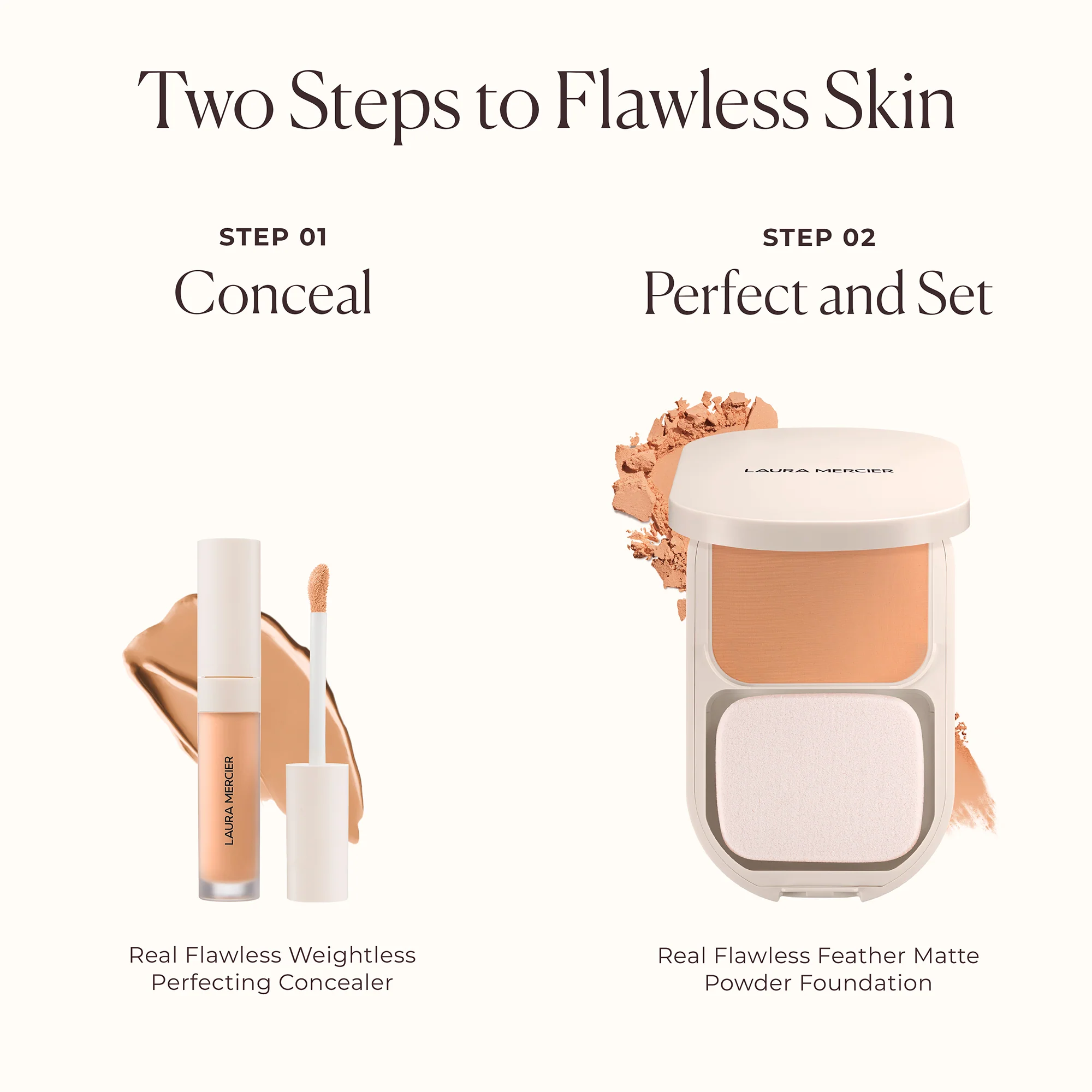 Real Flawless Feather Matte Powder Foundation - Image 73