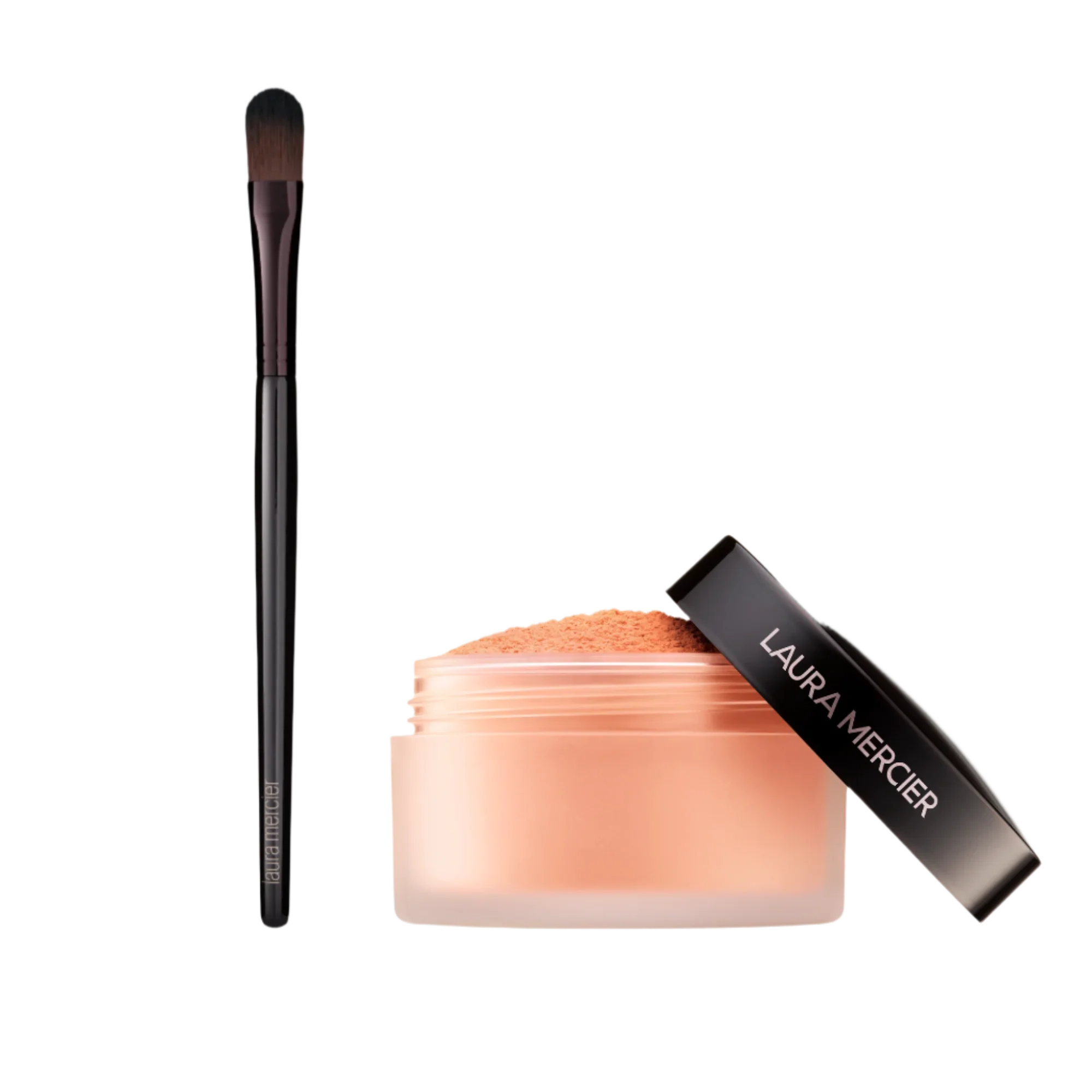 Secret Brightening Color Correcting Under Eye Setting Powder + Brush Set - Image 4